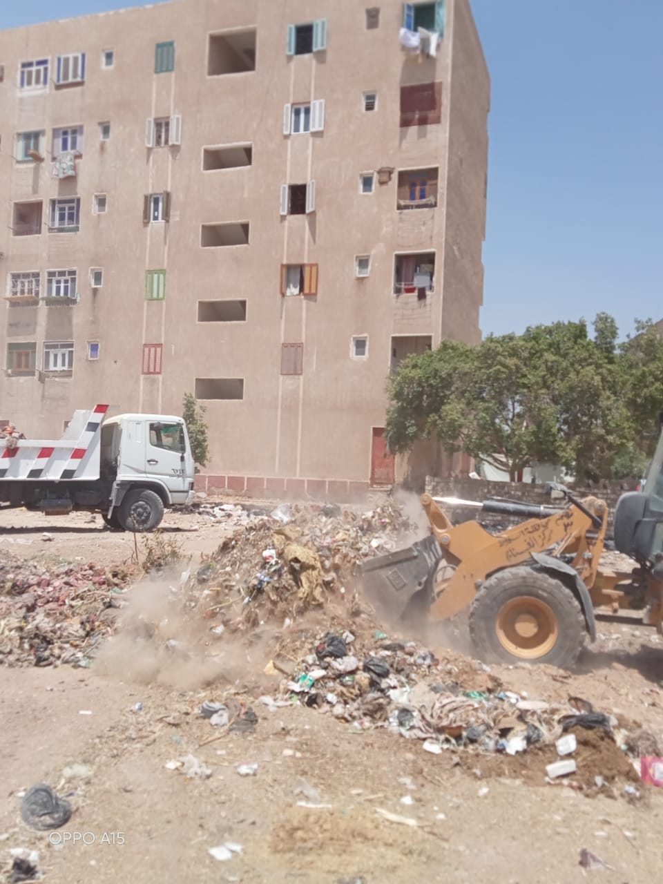 إستمرار وتكثيف أعمال النظافة بنطاق مركز ومدينة الغنايم