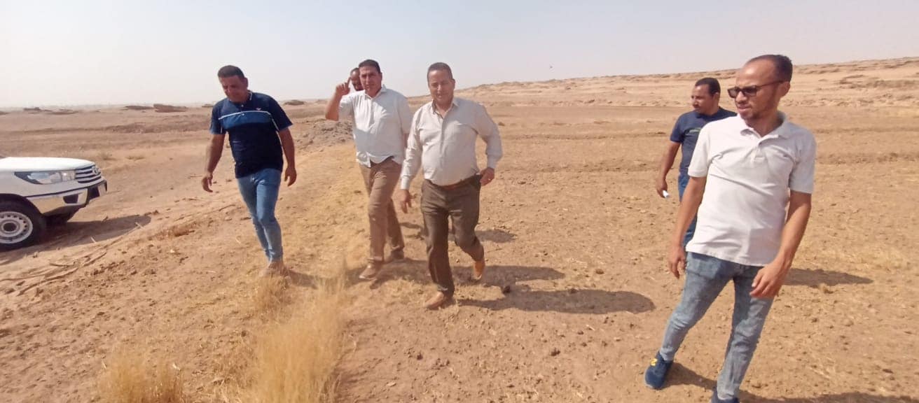 رصد وازالة فورية للتعديات علي اراضي الدوله بمركز باريس في الوادي الجديد