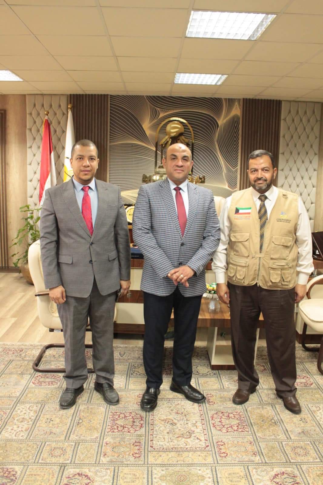 دعم مستشفى الإصابات بجامعة أسيوط من الكويت بمليون وأربعمائة ألف جنيه مصري