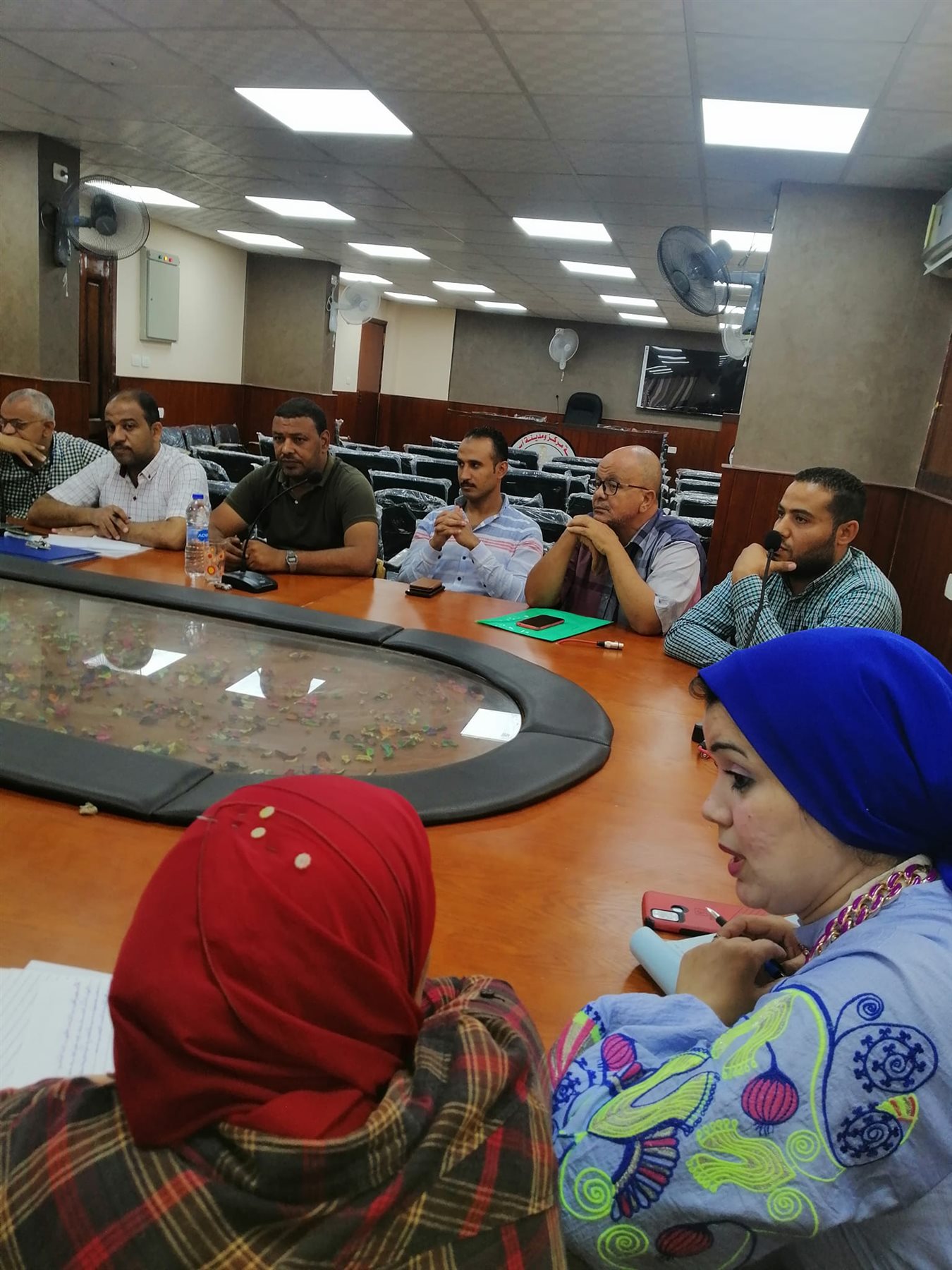 مجلس مدينة ومركز اسيوط يقوم بخطة الإخلاء في حالة الطوارئ