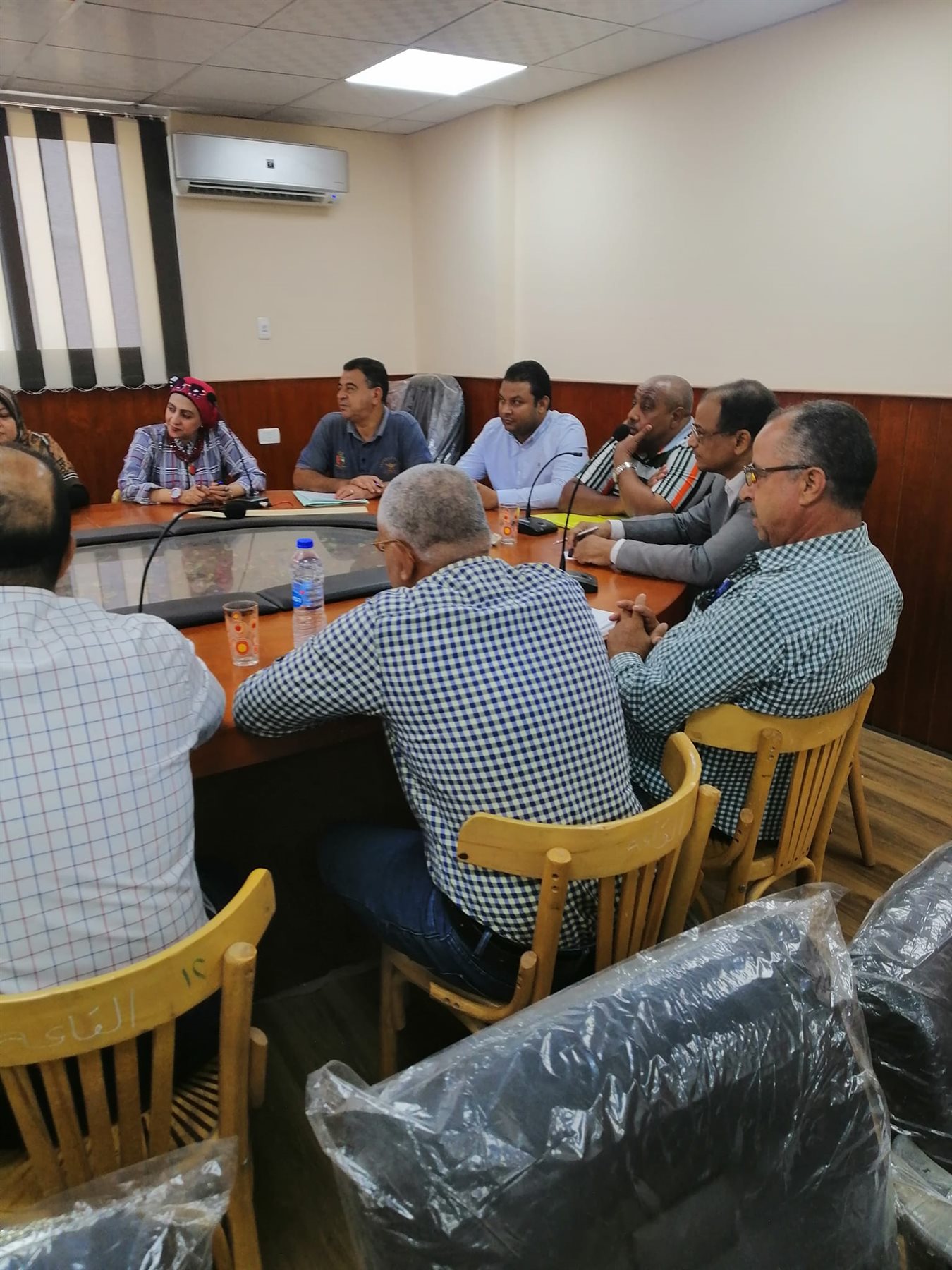مجلس مدينة ومركز اسيوط يقوم بخطة الإخلاء في حالة الطوارئ