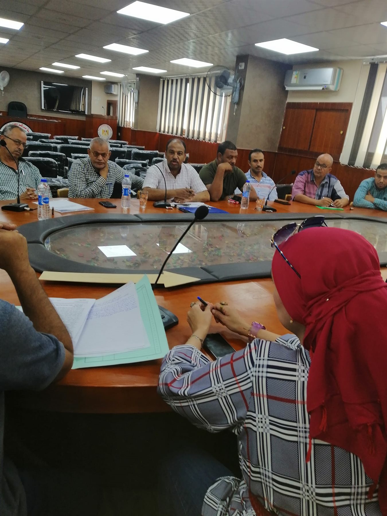 مجلس مدينة ومركز اسيوط يقوم بخطة الإخلاء في حالة الطوارئ
