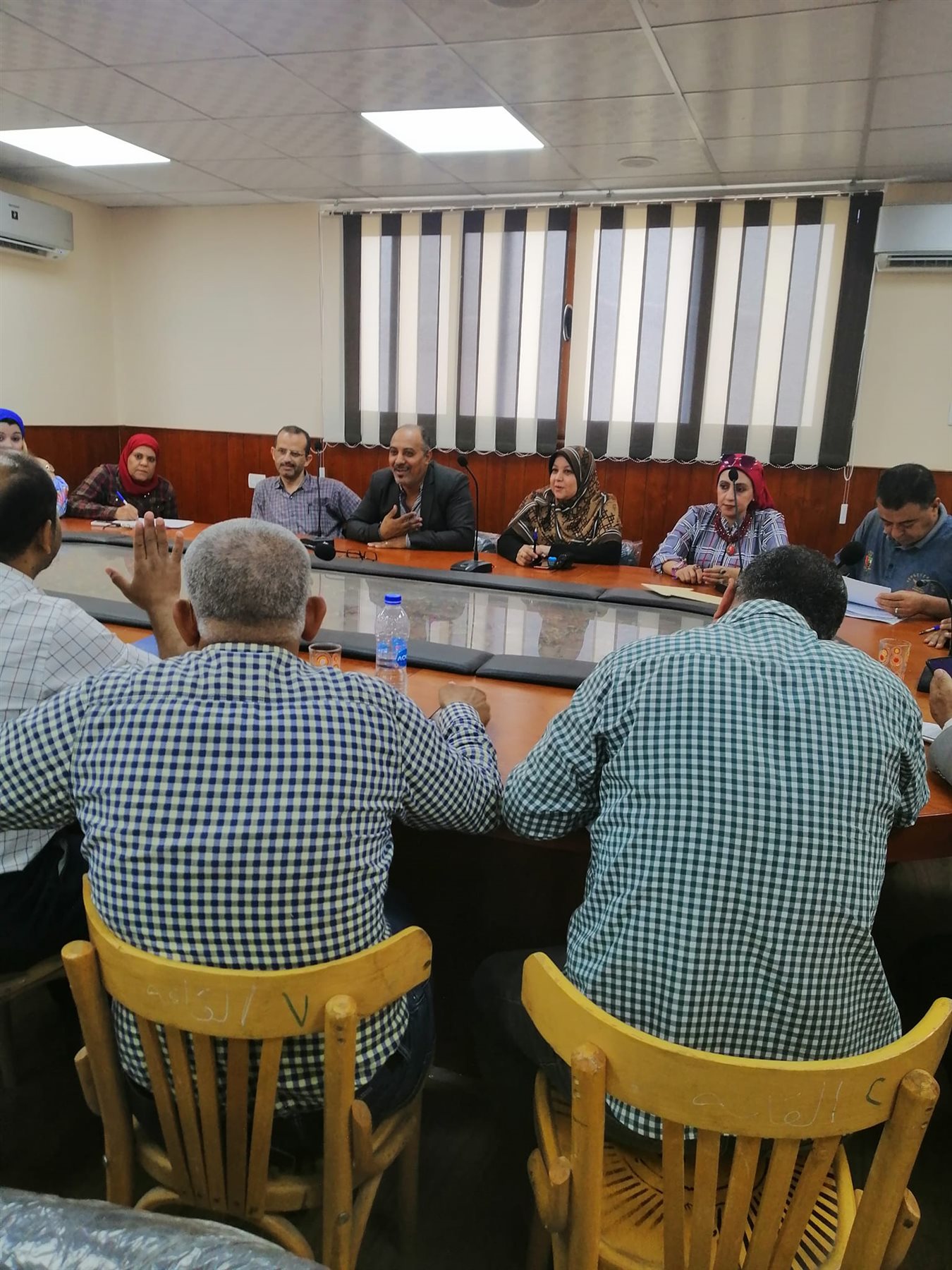 مجلس مدينة ومركز اسيوط يقوم بخطة الإخلاء في حالة الطوارئ
