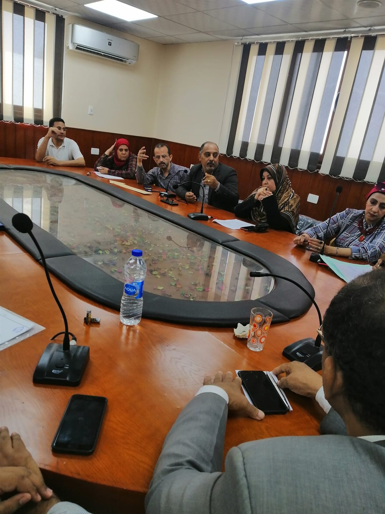 مجلس مدينة ومركز اسيوط يقوم بخطة الإخلاء في حالة الطوارئ