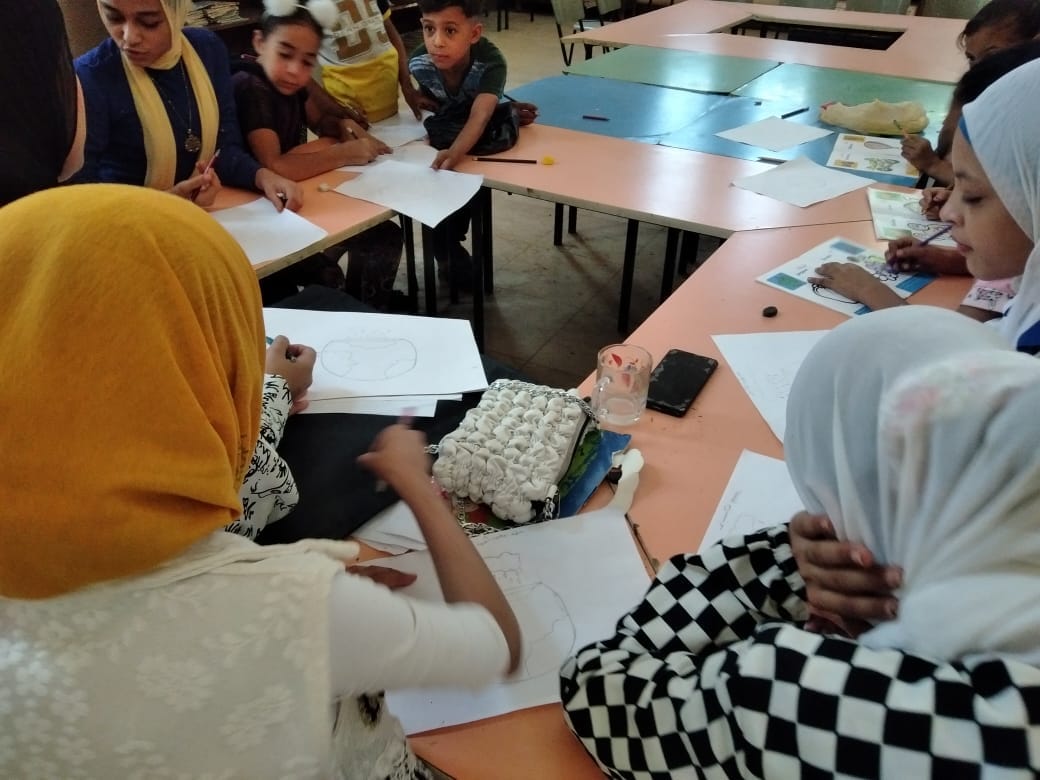 ورشة فنية للأطفال بثقافة ريفا