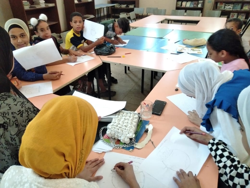 ورشة فنية للأطفال بثقافة ريفا