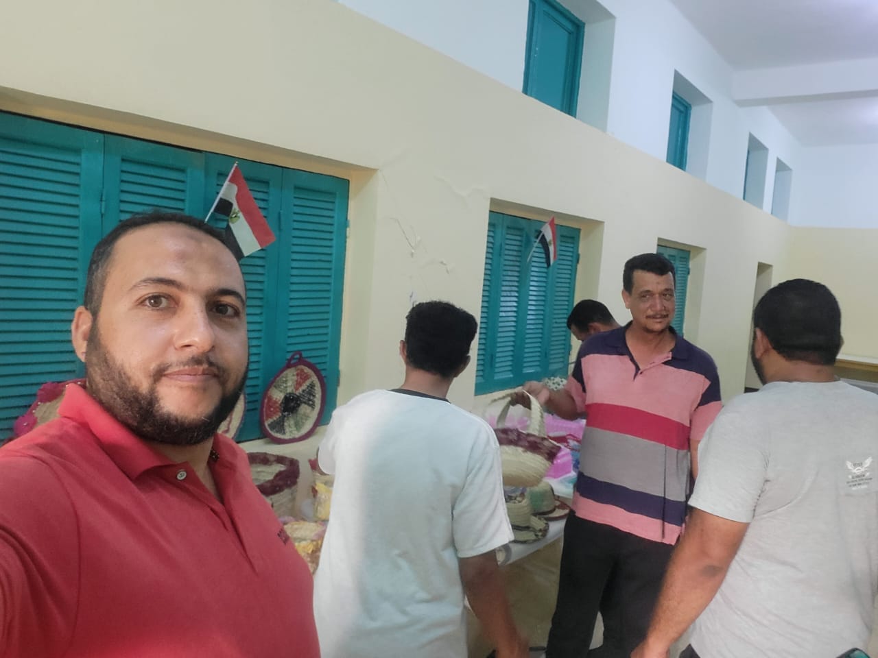 رياضه الوادي الجديد تطلق معرض منتجات الشباب الحرفيه والتراثية بشباب الشيخ والى