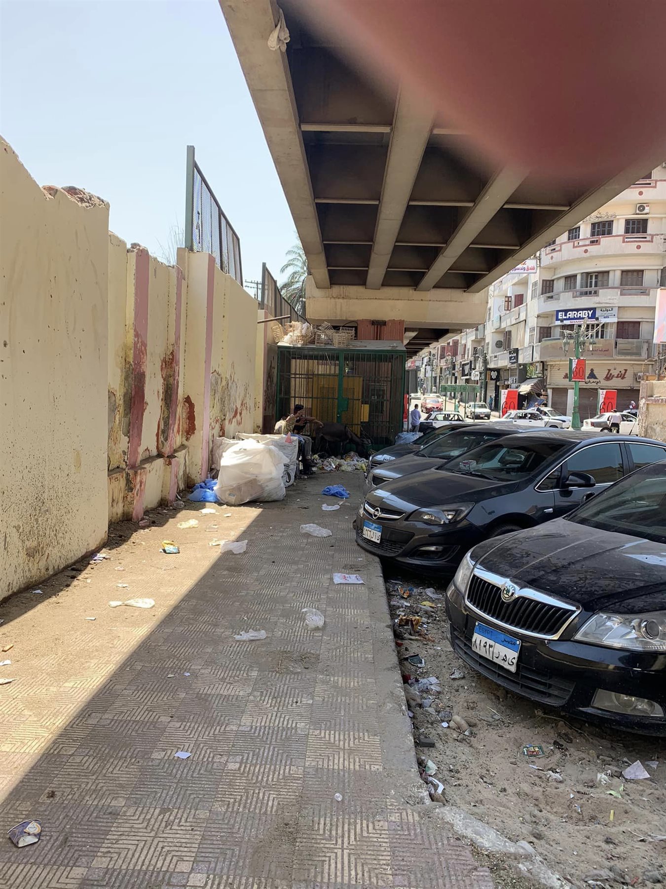 انتشار القمامة في شوارع اسيوط