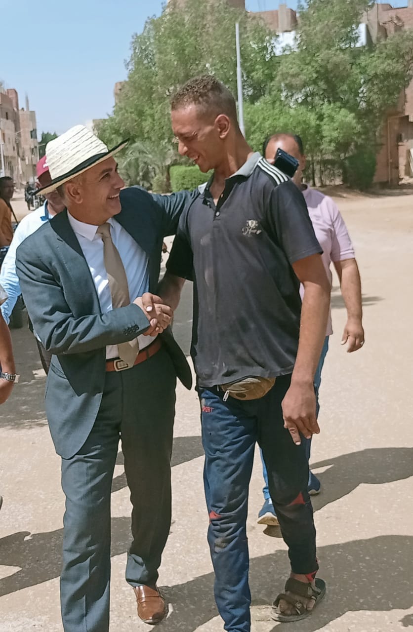 رئيس مركز ومدينة الداخلة بدء تنفيذ ميدان الخزان في مدينة موط