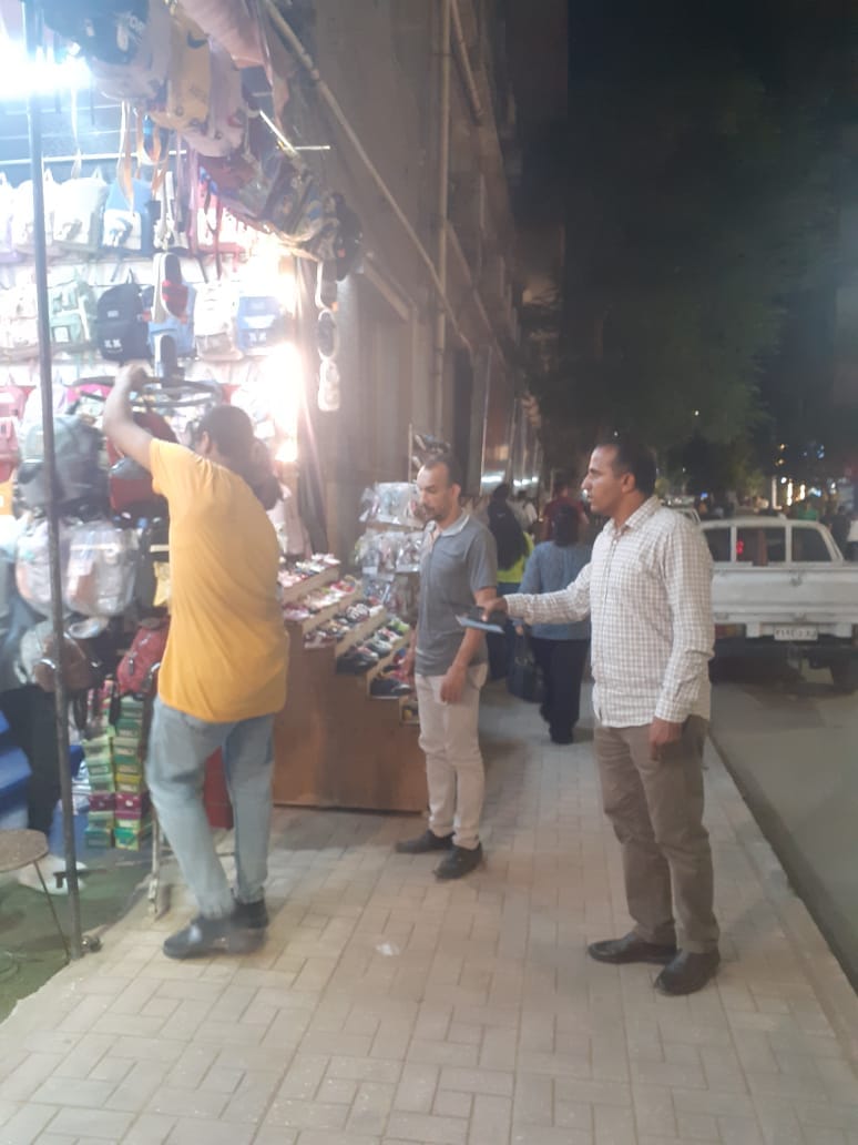 حملة مكبرة لرفع الاشغالات وجميع الأعمال والعوائق الموجودة في حي شرق اسيوط