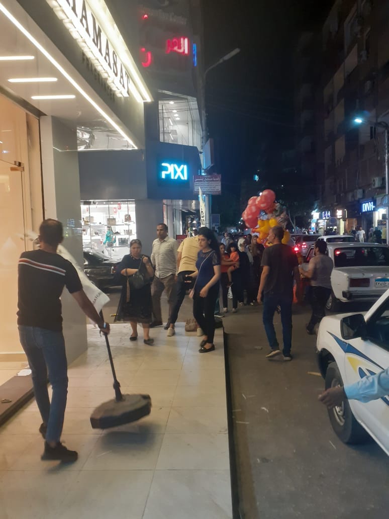 حملة مكبرة لرفع الاشغالات وجميع الأعمال والعوائق الموجودة في حي شرق اسيوط