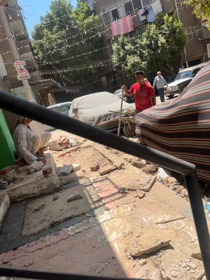 محافظ أسيوط إعادة تأهيل الشوارع الضيقة بحي شرق بتركيب الانترلوك