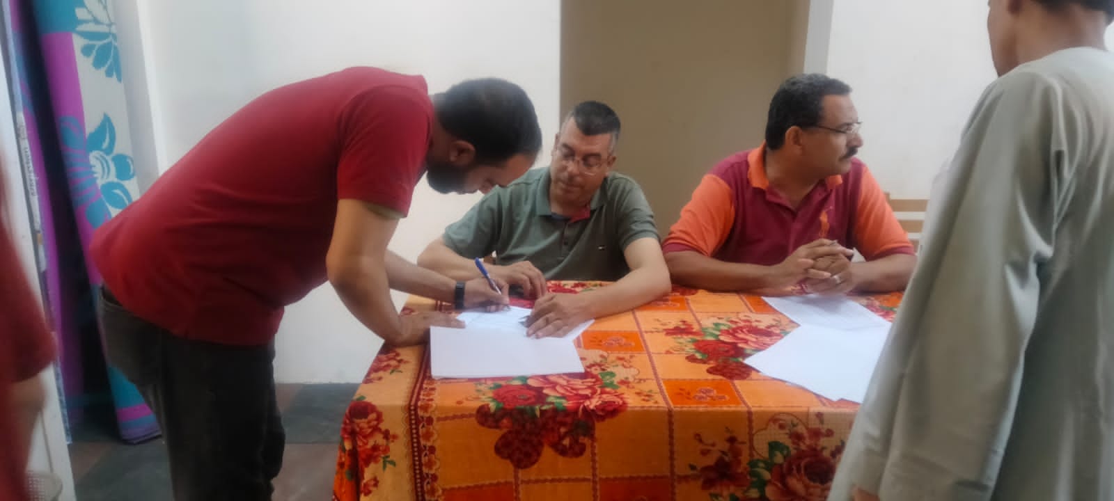 قطار الجمعيات العمومية بمنفلوط يصل مركز شباب بنى شقير