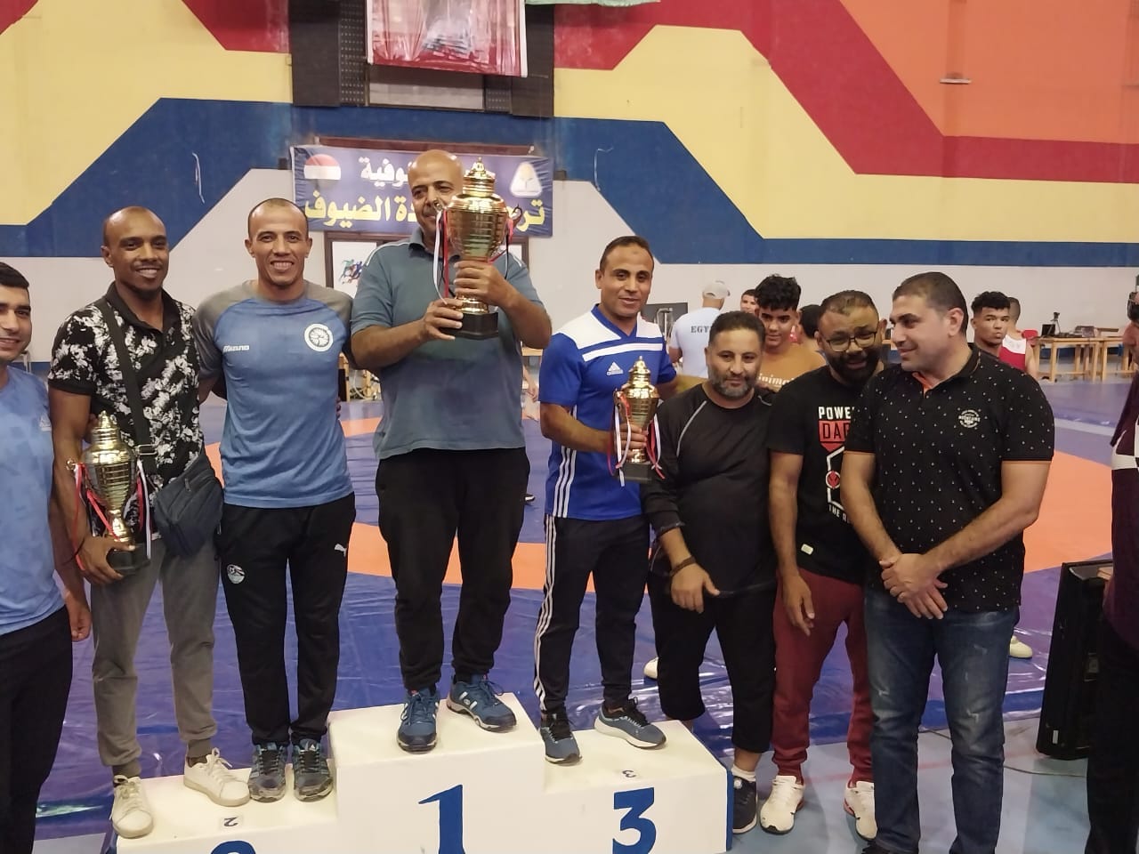 بطوله الجمهوريه للمصارعة الحرة نااشئو اسيوط يحصدون أول الجمهورية