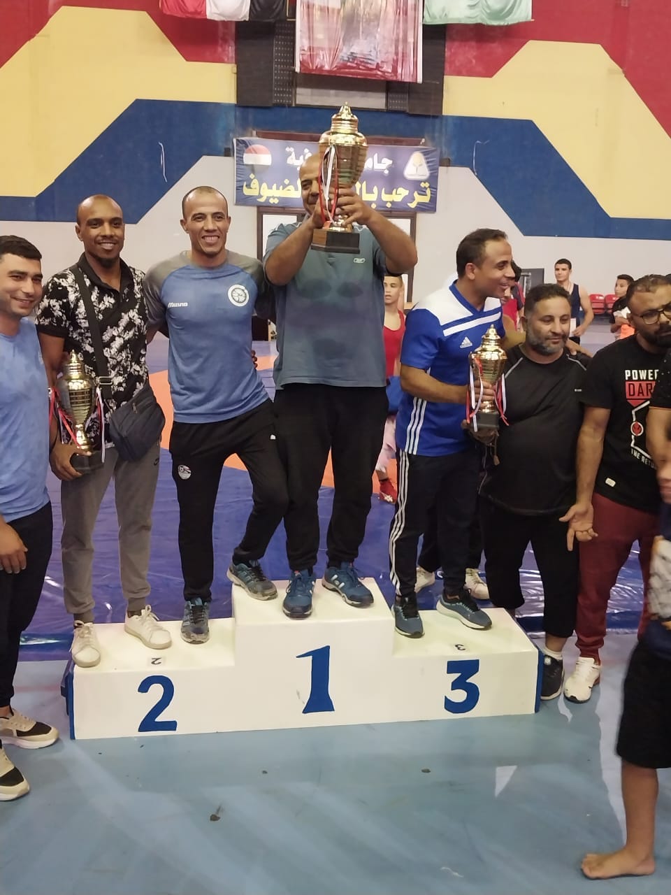 بطوله الجمهوريه للمصارعة الحرة نااشئو اسيوط يحصدون أول الجمهورية