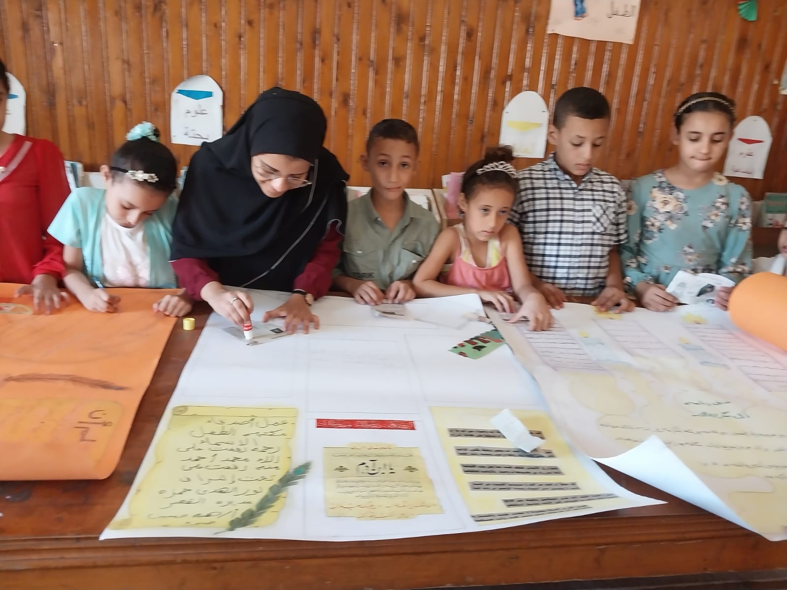 قصر ثقافة الغنايم يختتم فعاليات مجلة الحائط 