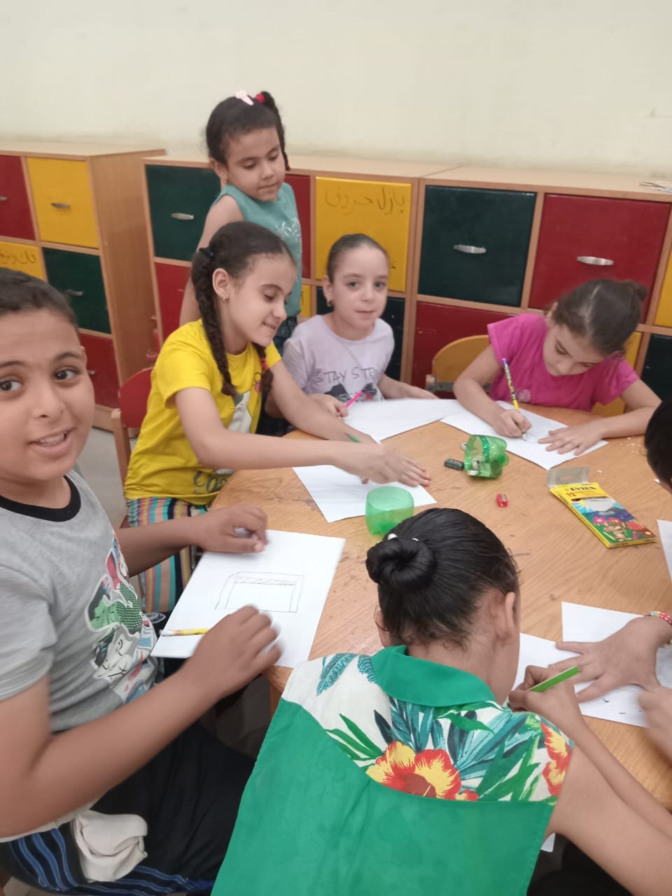 ثقافة موشا تعقد ورشة فنية للأطفال بعنوان ارسم ولون حلمك بين ايديك