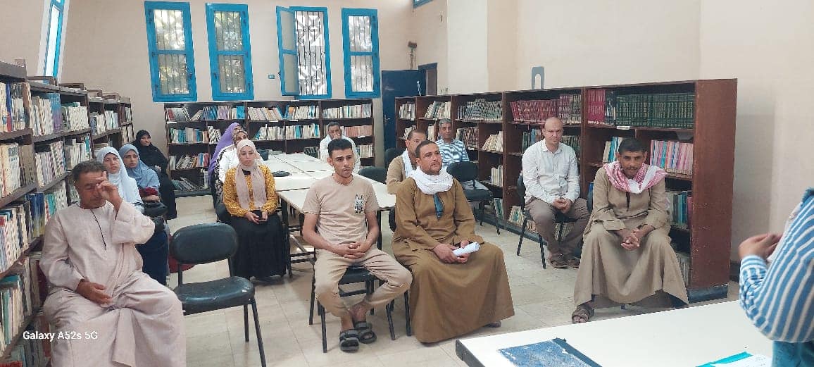 نقص المناعة البشري محاضرة تثقيف صحي بمكتبة صلاح شريت بريفا