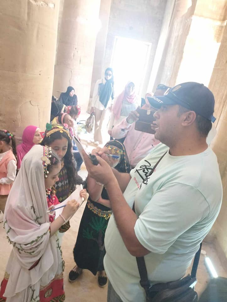 تلاميذ الصفوف الأولى يشاركون مبادرة اجعل من نفسك معنا بصمة مؤثرة إيجابية