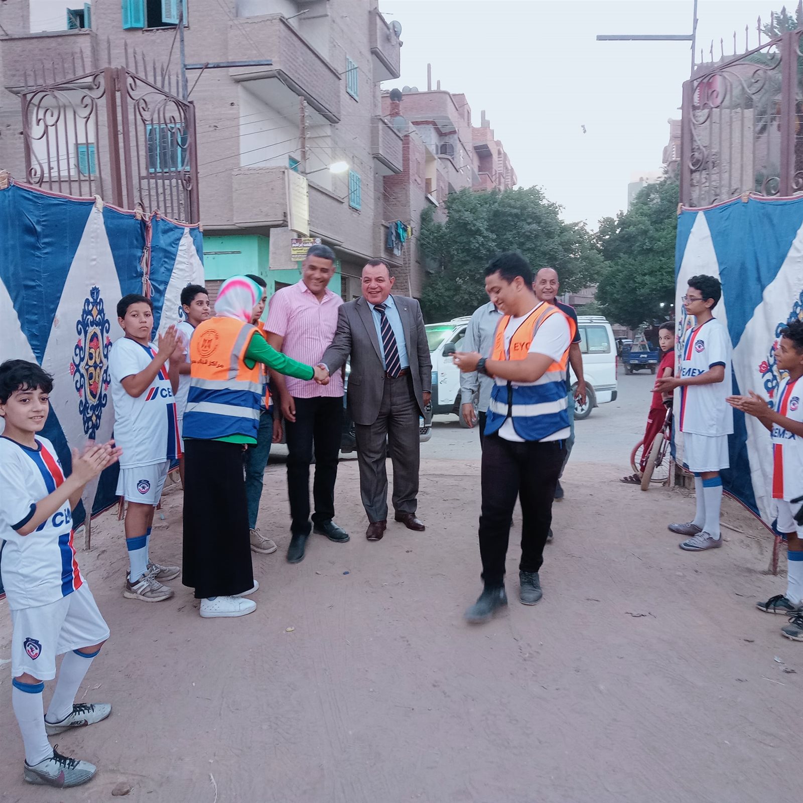 وكيل وزارة الشباب والرياضة باسيوط يفتتح ملعب مركز شباب ديروط