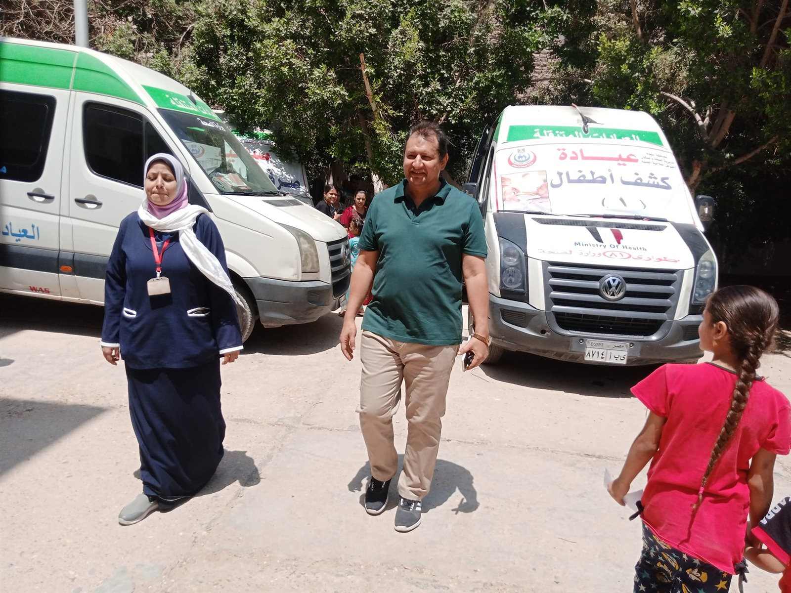 قافلة طبية مجانية بقرية عرب رزقة الدير مركز القوصية