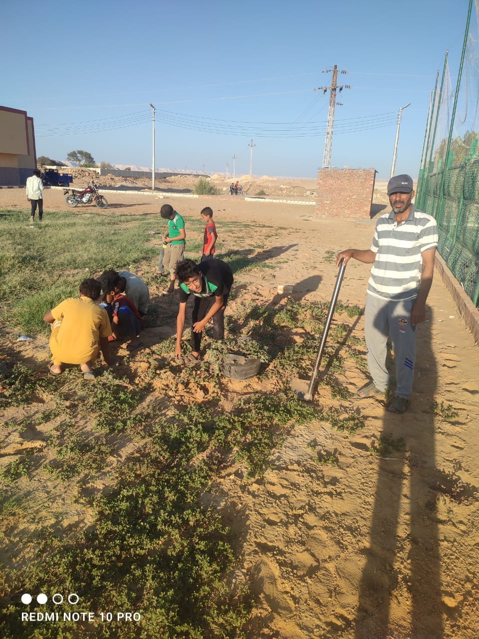 صيف شبابنا والمعسكرات الصيفية  معسكر خدمة عامة بمديرية الشباب والرياضة بالوادى الجديد 