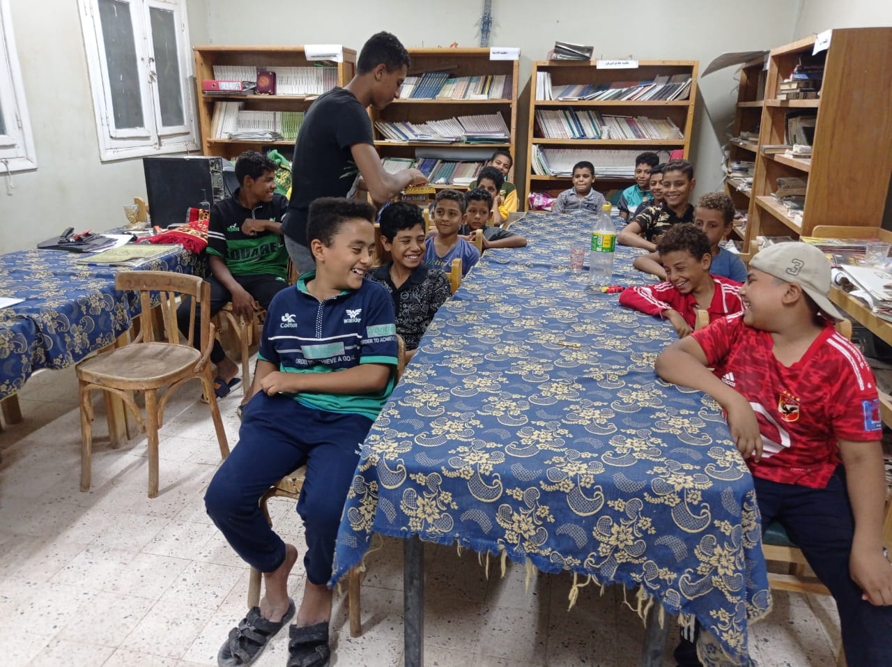 شباب الوادى الجديد ينفذ جلسة برلمانية بمركز شباب صنعاء بالخارجة