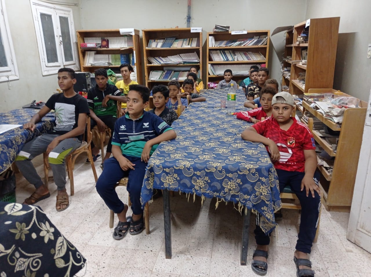 شباب الوادى الجديد ينفذ جلسة برلمانية بمركز شباب صنعاء بالخارجة