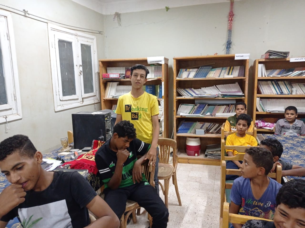 شباب الوادى الجديد ينفذ جلسة برلمانية بمركز شباب صنعاء بالخارجة