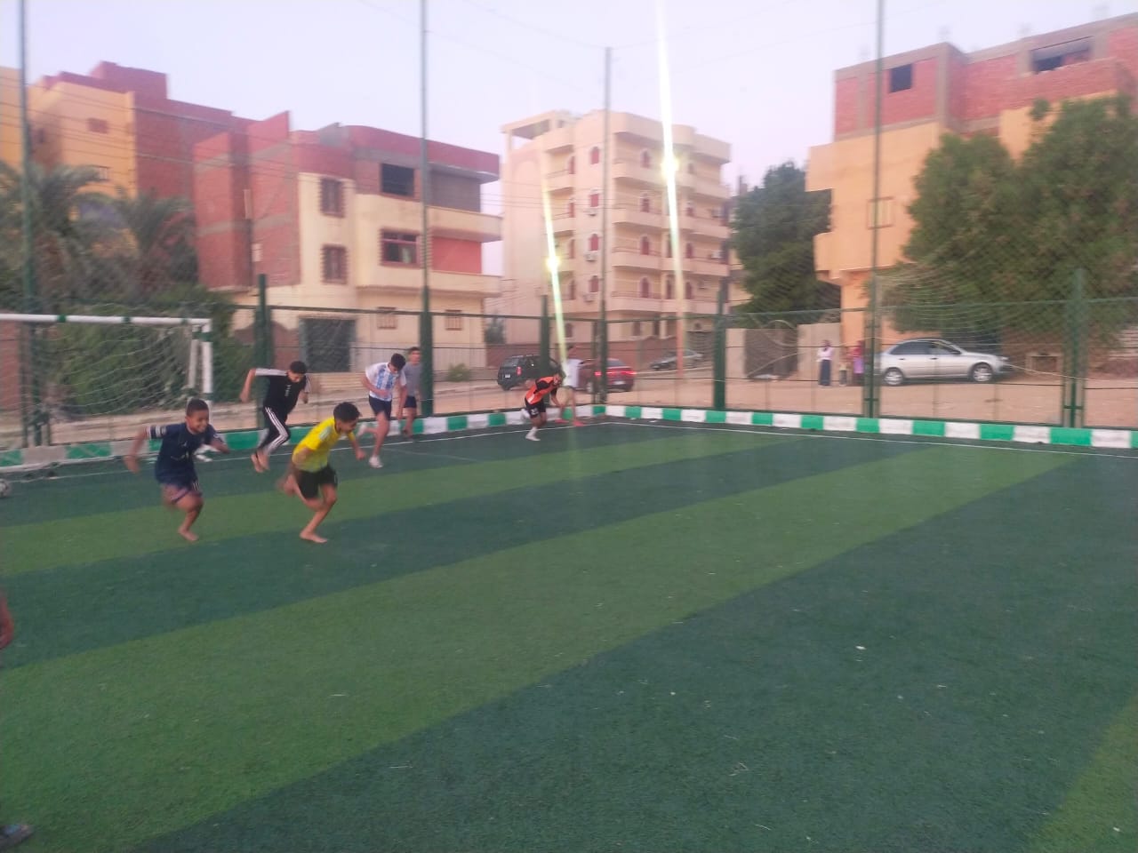 مشروع رياضى بمركز شباب حى السلام في الخارجة بالوادي الجديد