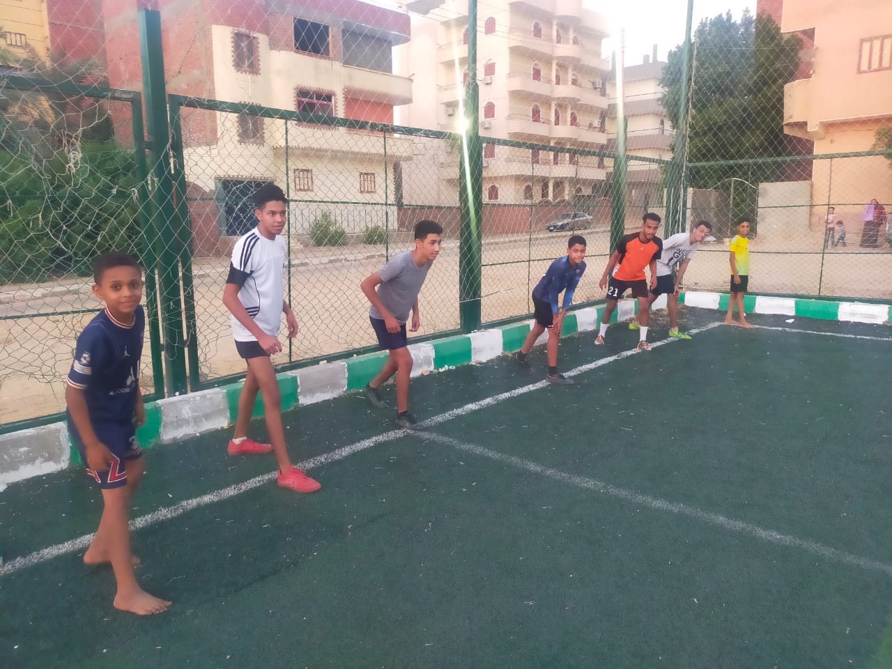 مشروع رياضى بمركز شباب حى السلام في الخارجة بالوادي الجديد