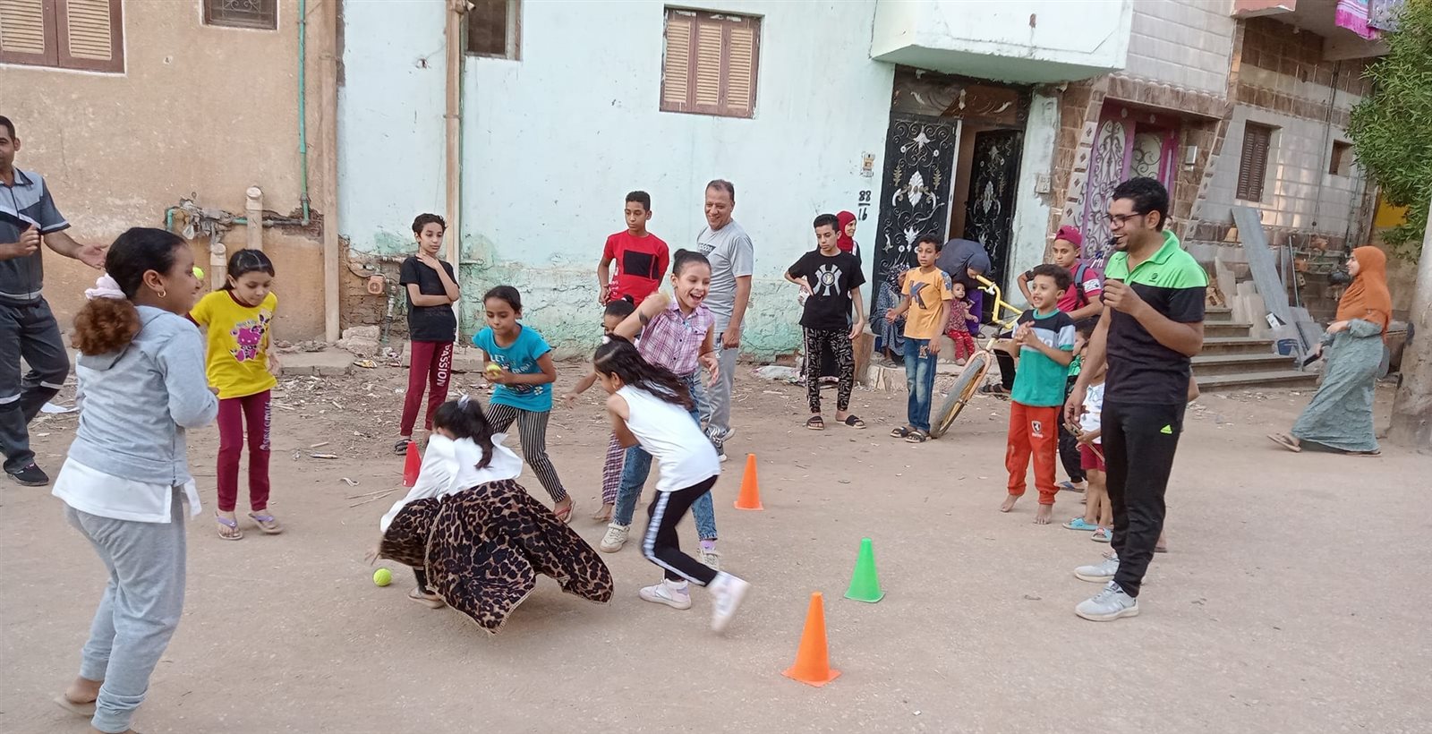 فعاليات القافلة الرياضيه الثالثة للأحياء السكنية بالشباب والرياضة بالوادي الجديد