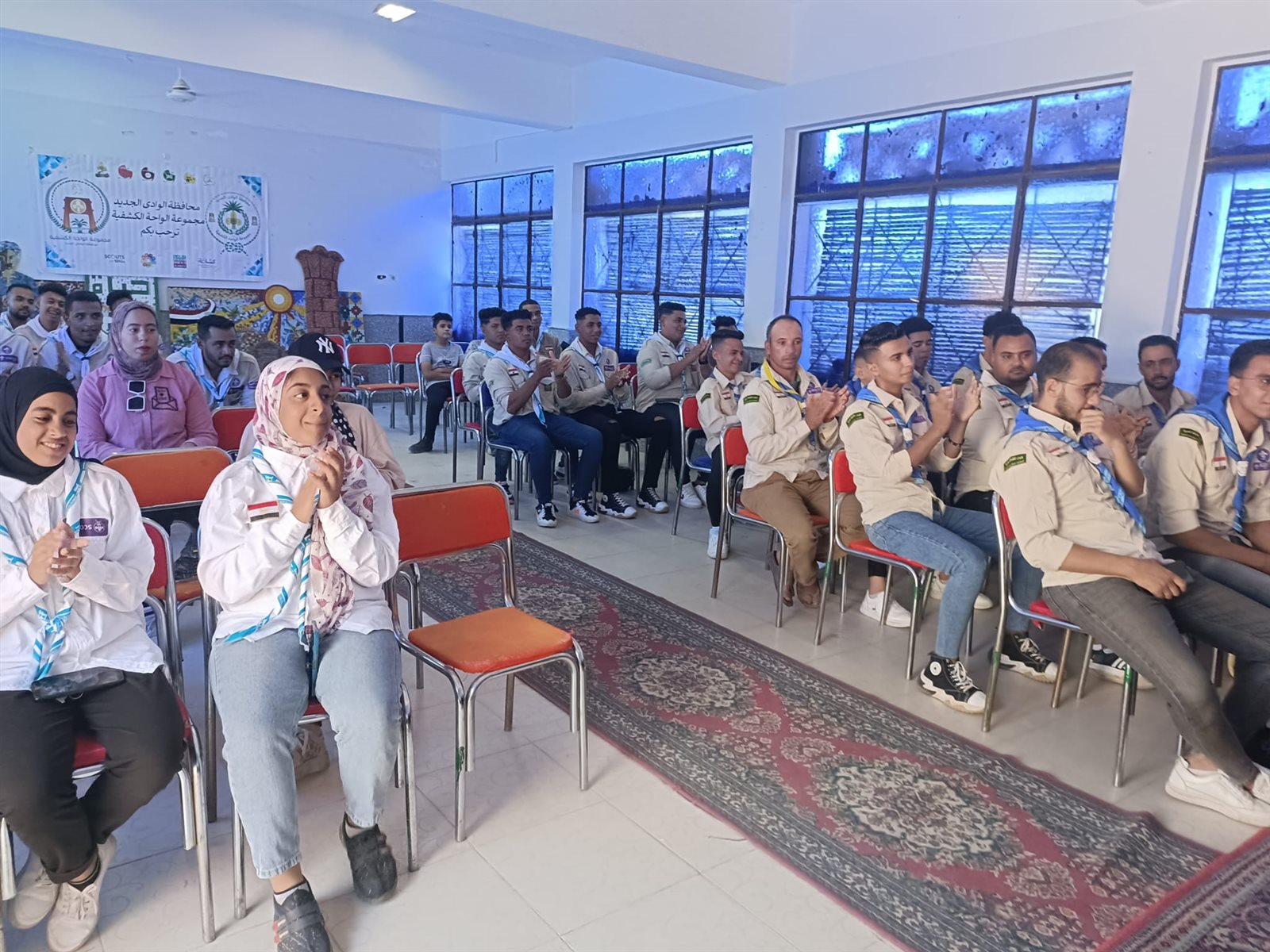 حفل ختام أنشطة فرق الجوالة والجوالات بمراكز الشباب في محافظة الوادي الجديد