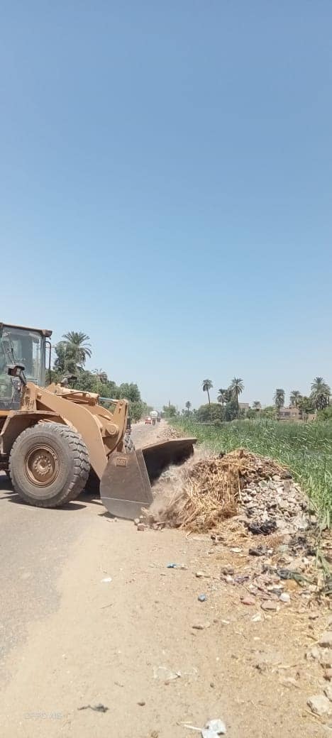 رئيس مركز ومدينة الغنايم يتابع أعمال النظافة بنطاق المدينة والوحدات القروية التابعة 