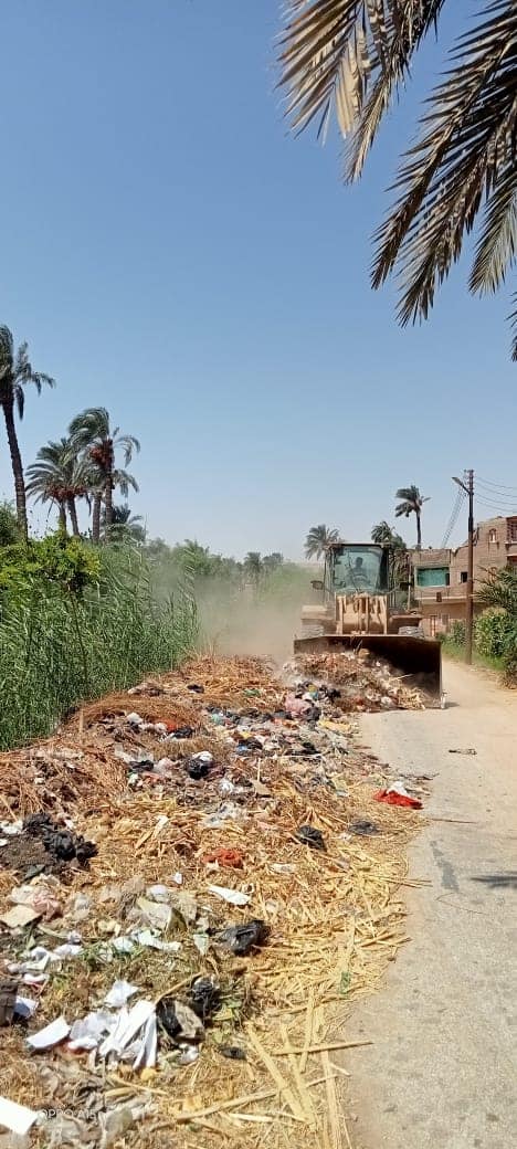  رئيس مركز ومدينة الغنايم يتابع أعمال النظافة بنطاق المدينة والوحدات القروية التابعة 