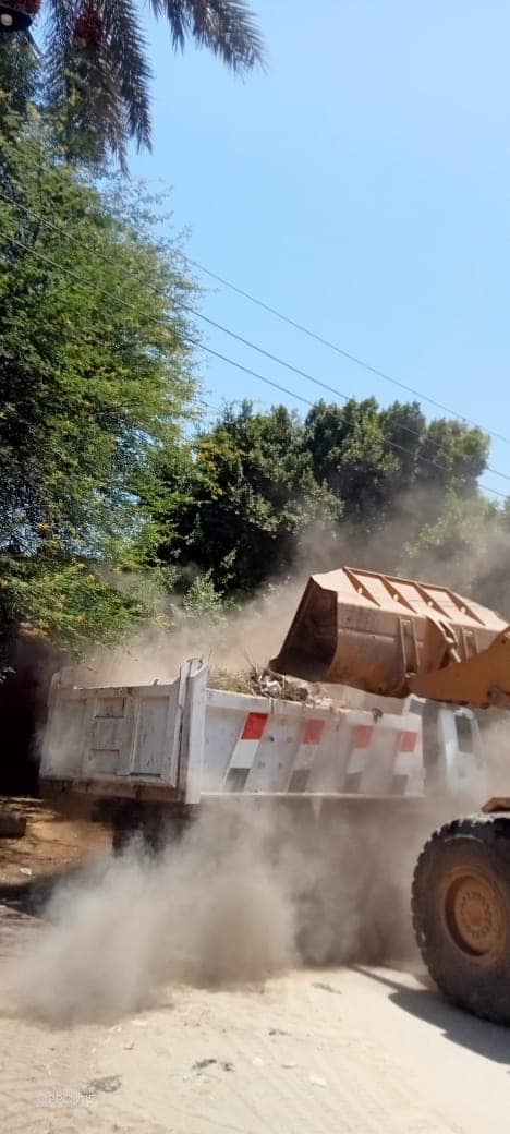  رئيس مركز ومدينة الغنايم يتابع أعمال النظافة بنطاق المدينة والوحدات القروية التابعة 