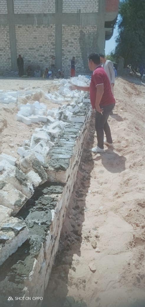 حملة لازالة تعديات علي ارض زراعية واملاك دولة في قري الفتح باسيوط