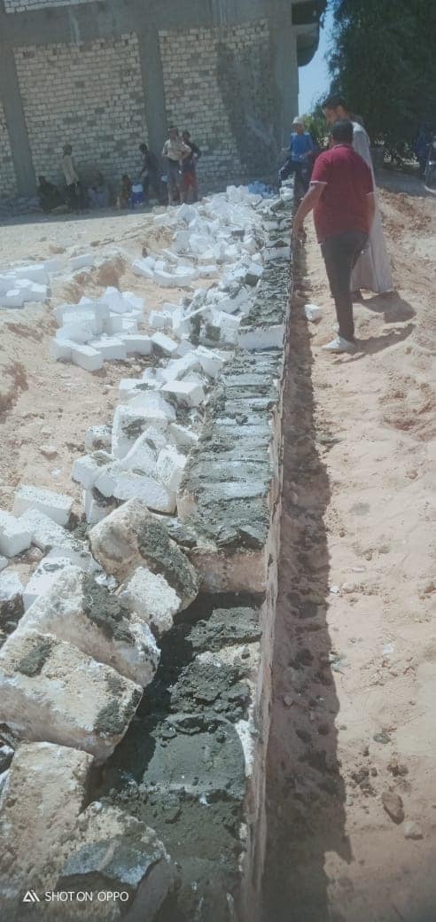 حملة لازالة تعديات علي ارض زراعية واملاك دولة في قري الفتح باسيوط