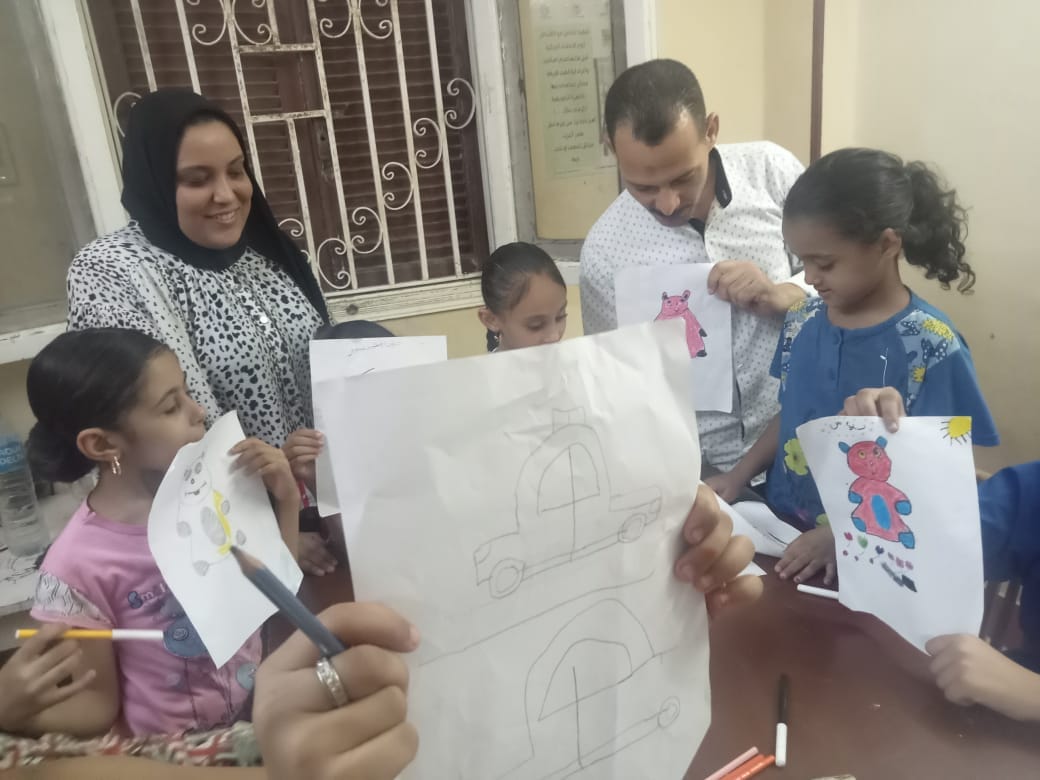 بيت ثقافة صدفا  يعقد ورشة فنية للأطفال