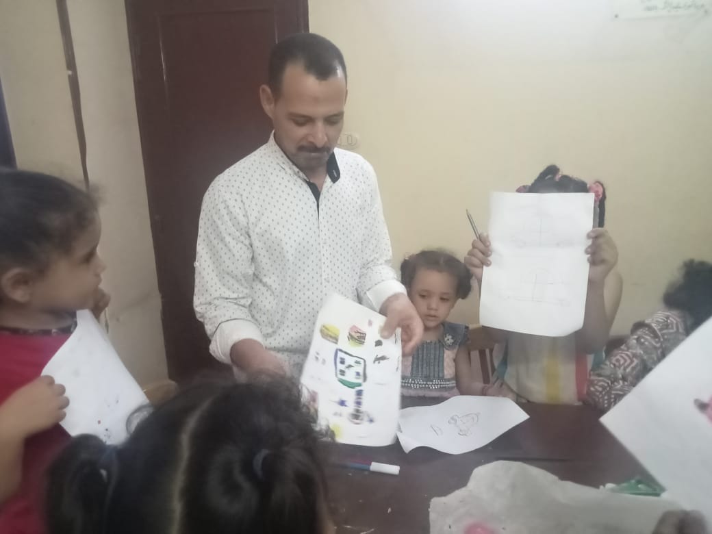 بيت ثقافة صدفا  يعقد ورشة فنية للأطفال