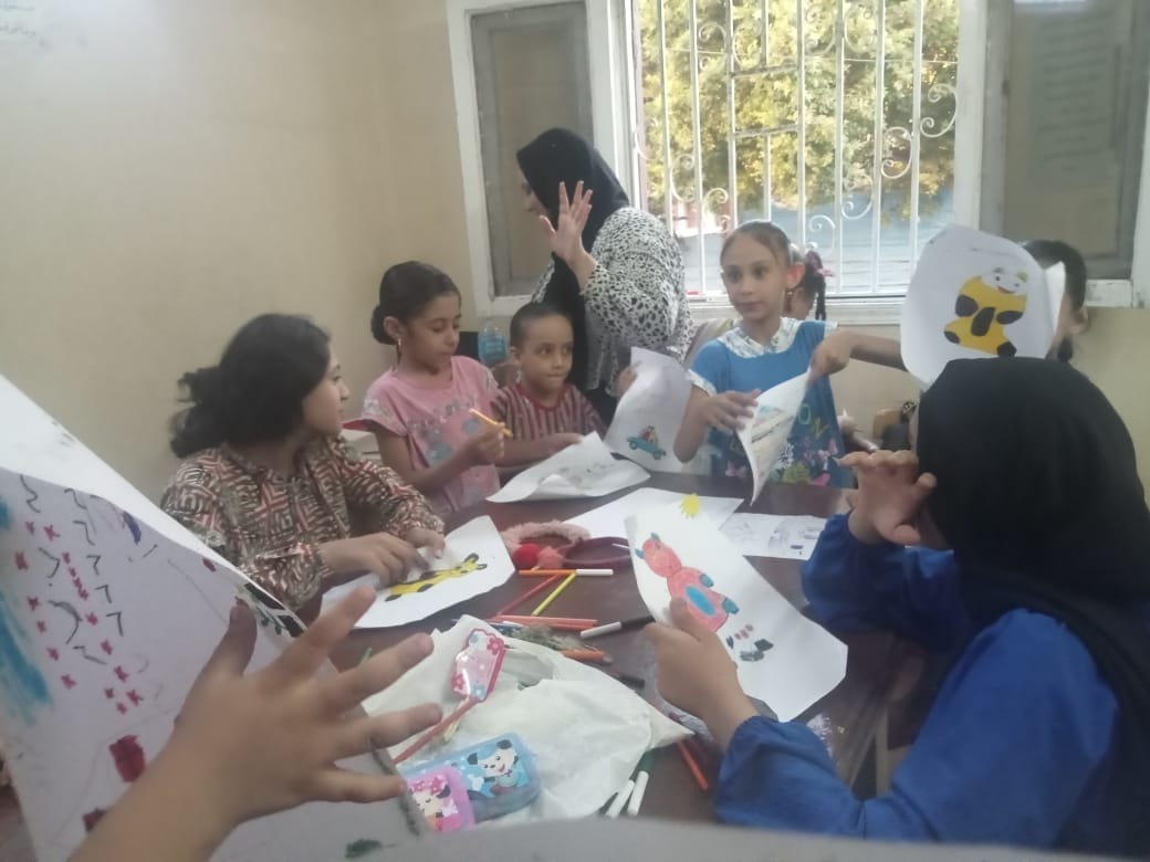 بيت ثقافة صدفا  يعقد ورشة فنية للأطفال