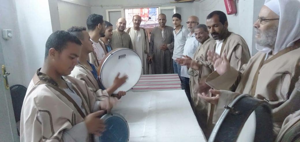 قمر سيدنا النبي في عرض فني لفرقة القوصية للانشاد الديني