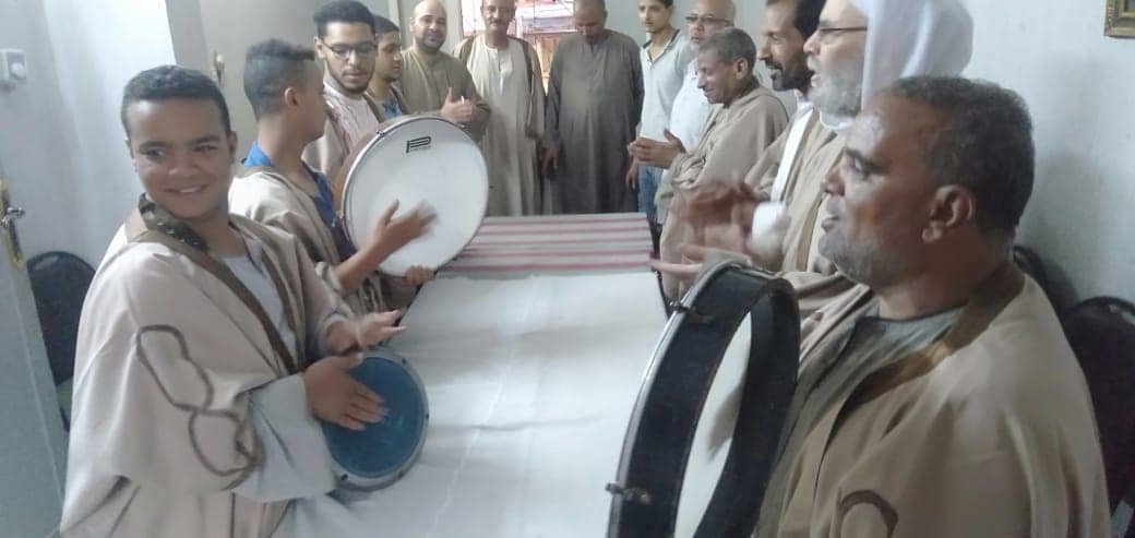 قمر سيدنا النبي في عرض فني لفرقة القوصية للانشاد الديني