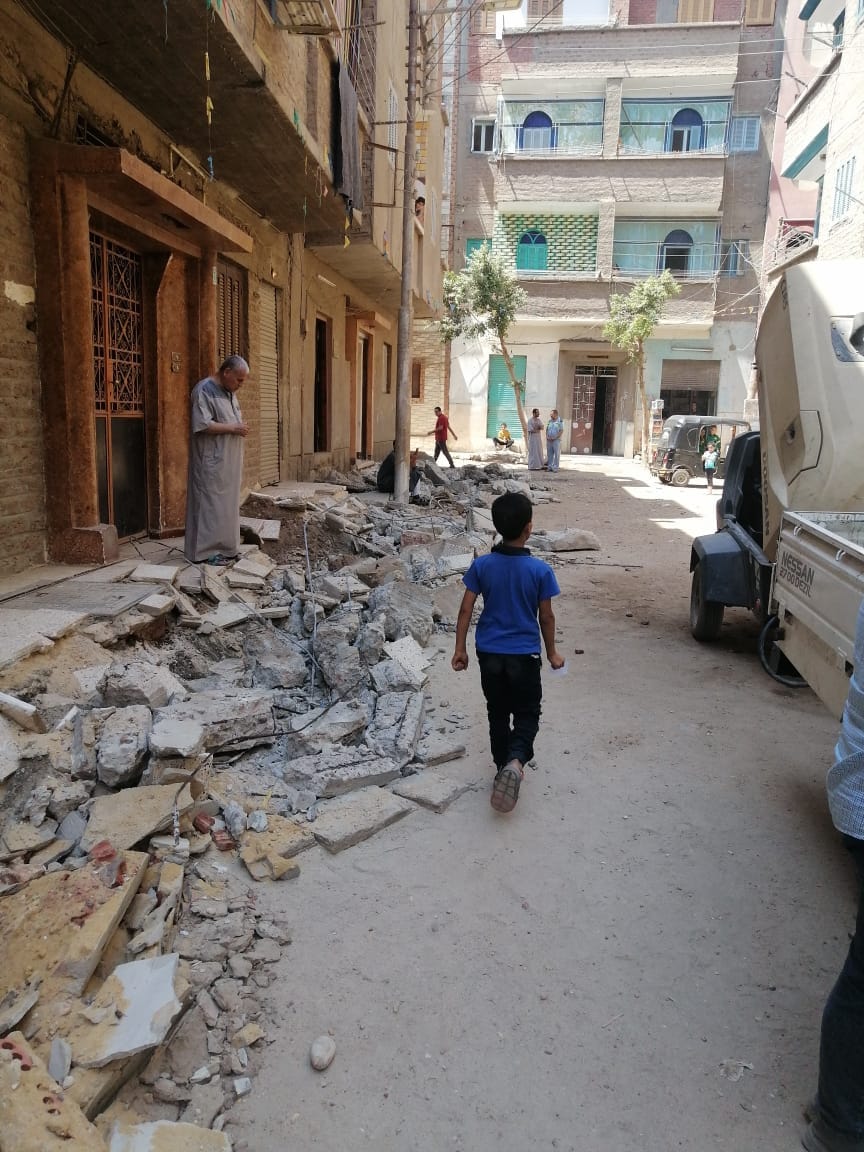 حملة لرفع كفاءة الإشغالات في شوارع مركز ومدينة ديروط