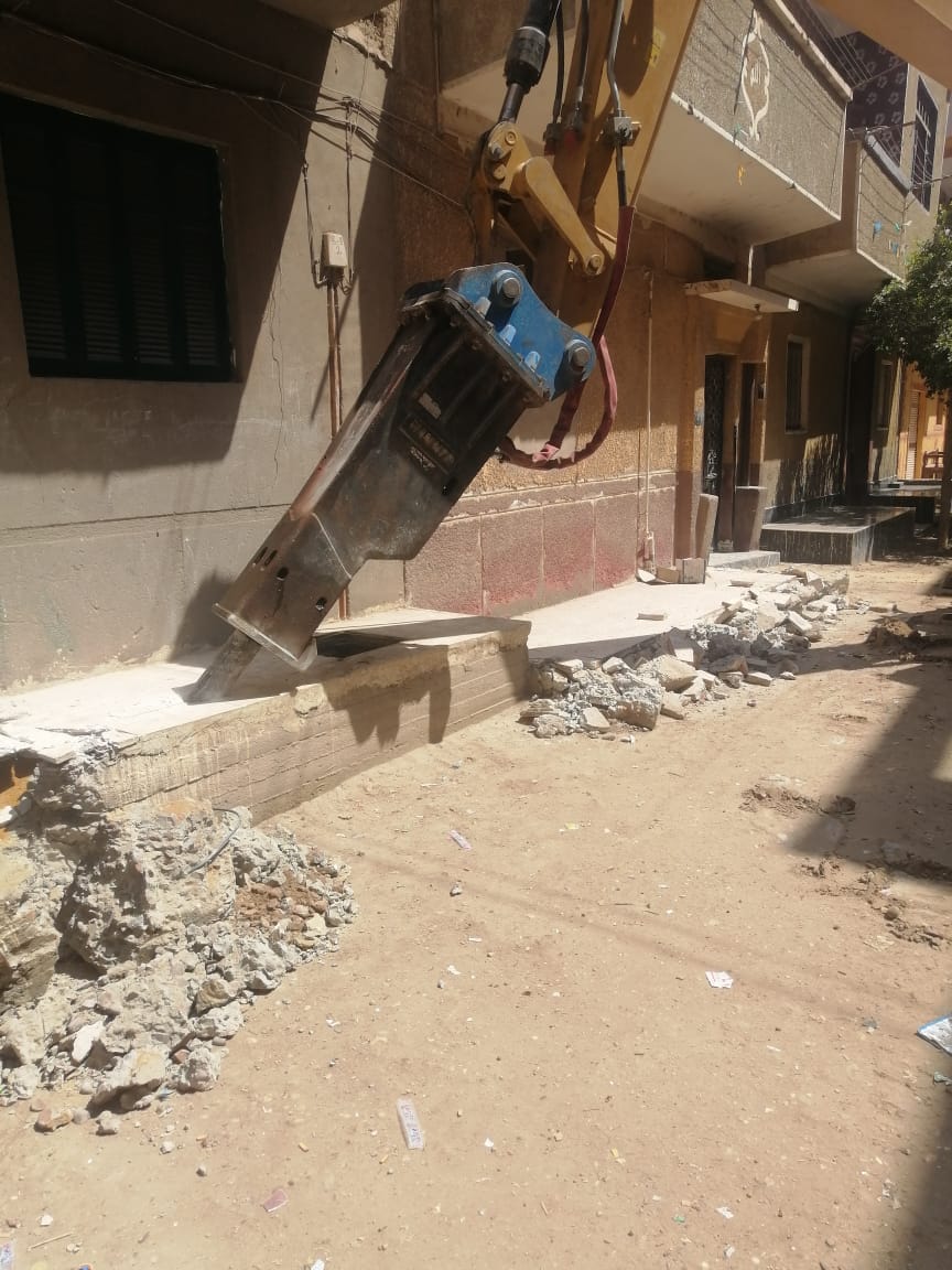 حملة لرفع كفاءة الإشغالات في شوارع مركز ومدينة ديروط