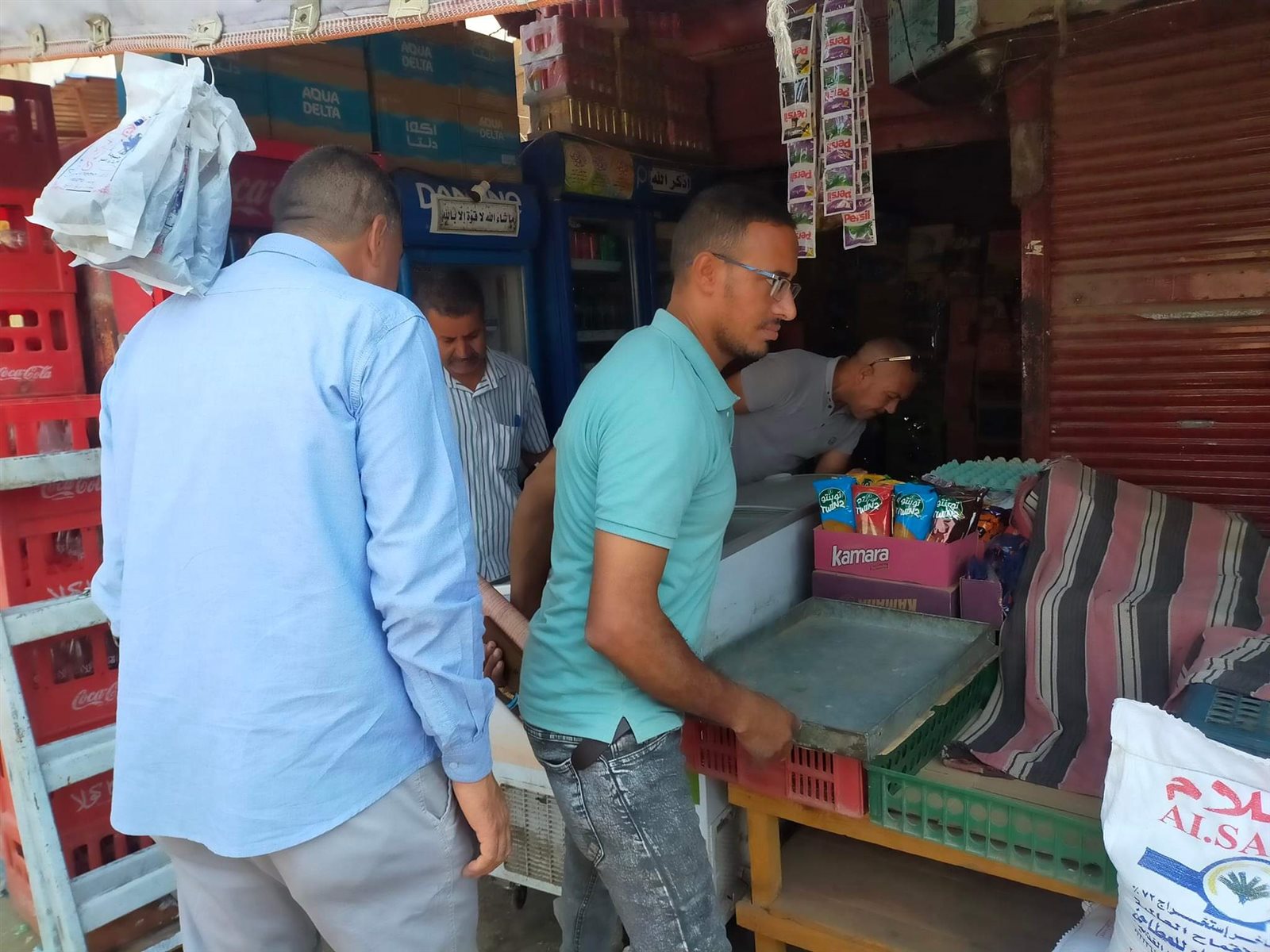 ضبط 40 كيلو كبدة غير صالحة للاستخدام وتحرير 28 محضر متنوع بالفتح