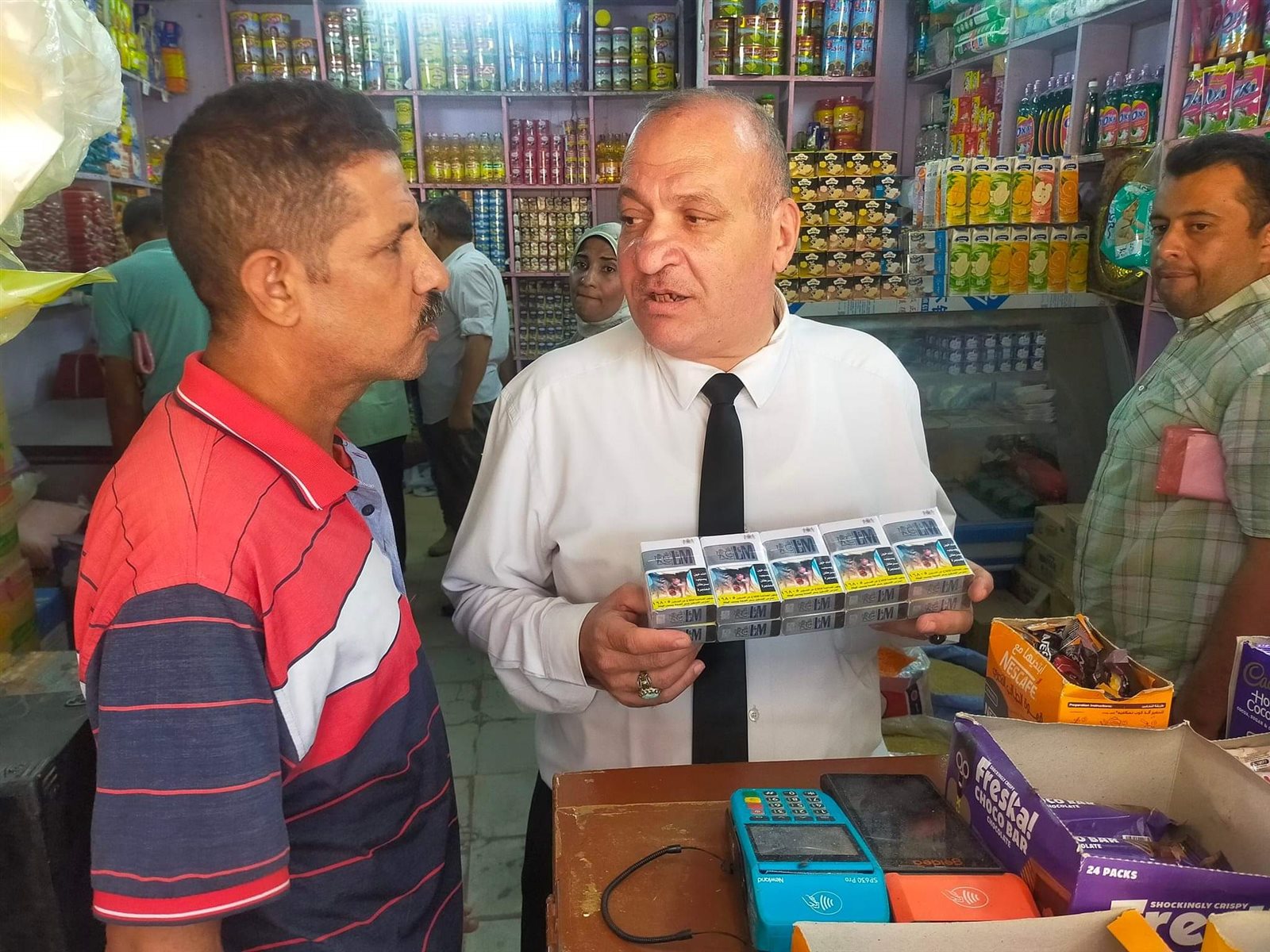 ضبط 40 كيلو كبدة غير صالحة للاستخدام وتحرير 28 محضر متنوع بالفتح