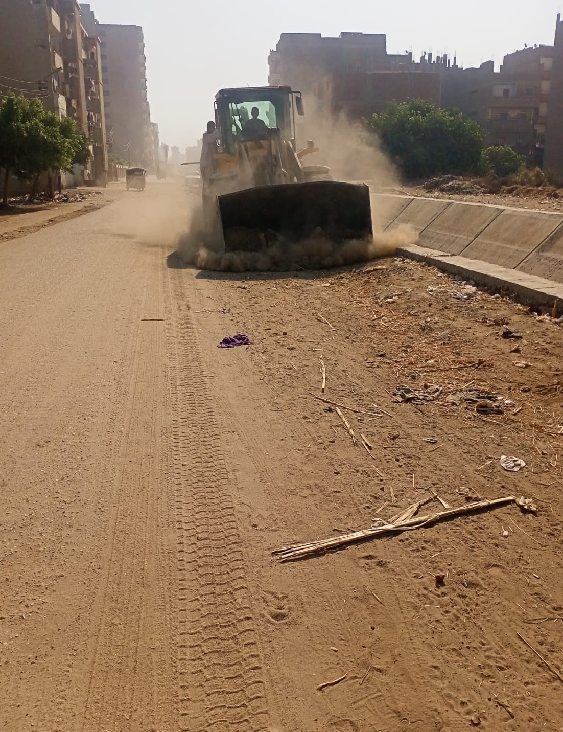 حملة مكبرة لتحسين خدمات النظافة والاشغالات في شوارع وقري مركز ومدينة ديروط