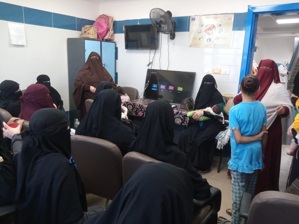 اليوم حملة تنظيم الاسرة تصل قرية الكوديه وتنظم معرض للسيدات بنادي المراة