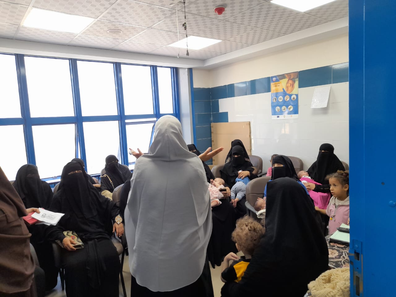 اليوم حملة تنظيم الاسرة تصل قرية الكوديه وتنظم معرض للسيدات بنادي المراة